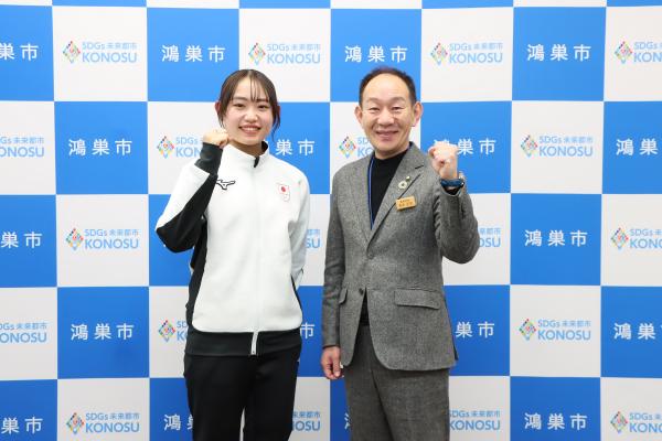 鴻巣市在住の金井莉佳選手がオリンピック日本代表に選出されました！