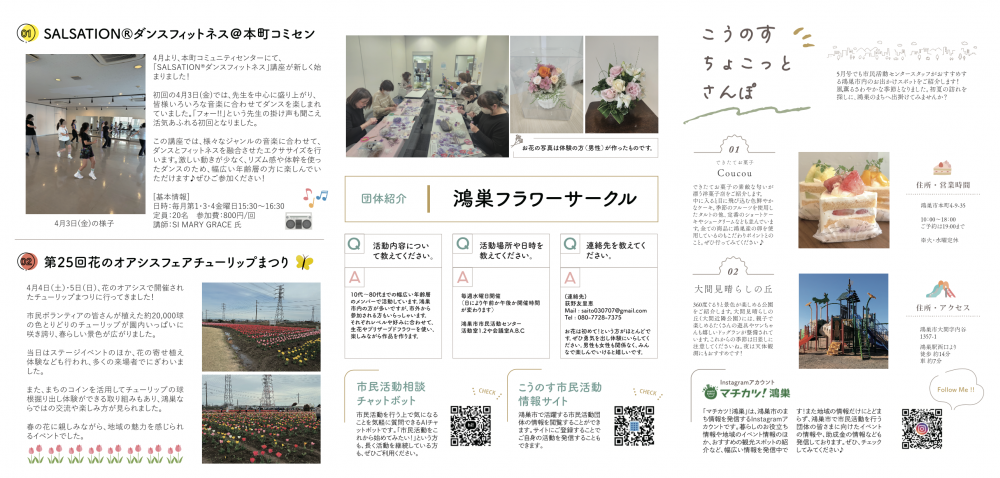こうのすNEWS 5月号 中面