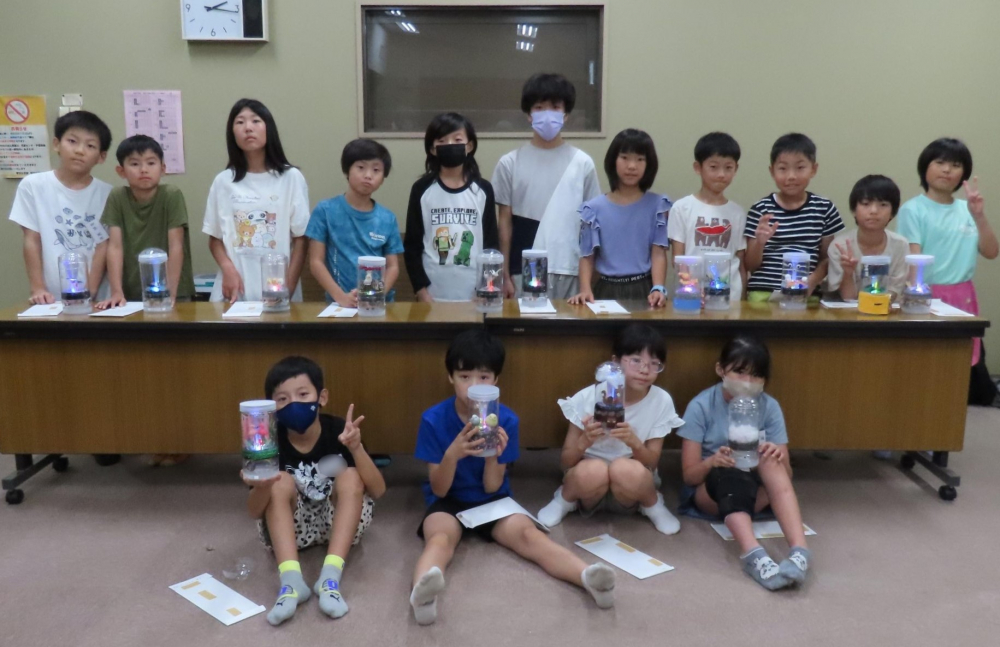 夏休み「こども理科・電子工作教室」を開催しました。