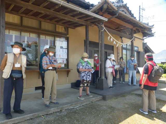 箕田公民館講座『箕田地区探訪』： 　宝持寺⇒氷川八幡神社/箕田碑⇒平右衛門遺跡　【後半】