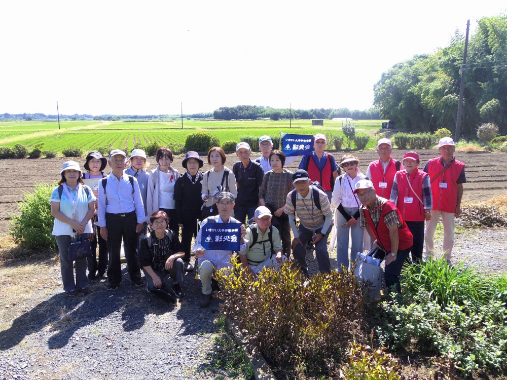 彩央会の皆様/川幅日本一コースご案内（2025/10/2）